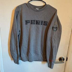 Nike Paris Saint Germain Embroidered Patch Crewneck Sweater